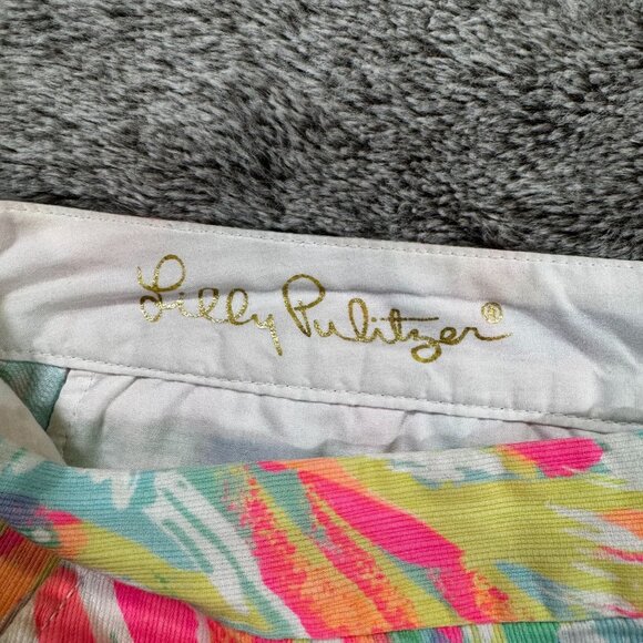 Lilly Pulitzer The Buttercup Short 5" Inseam Sz 2 Sparkling Sands - Picture 4 of 7